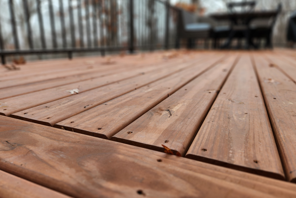 Deck staining deals and sealing